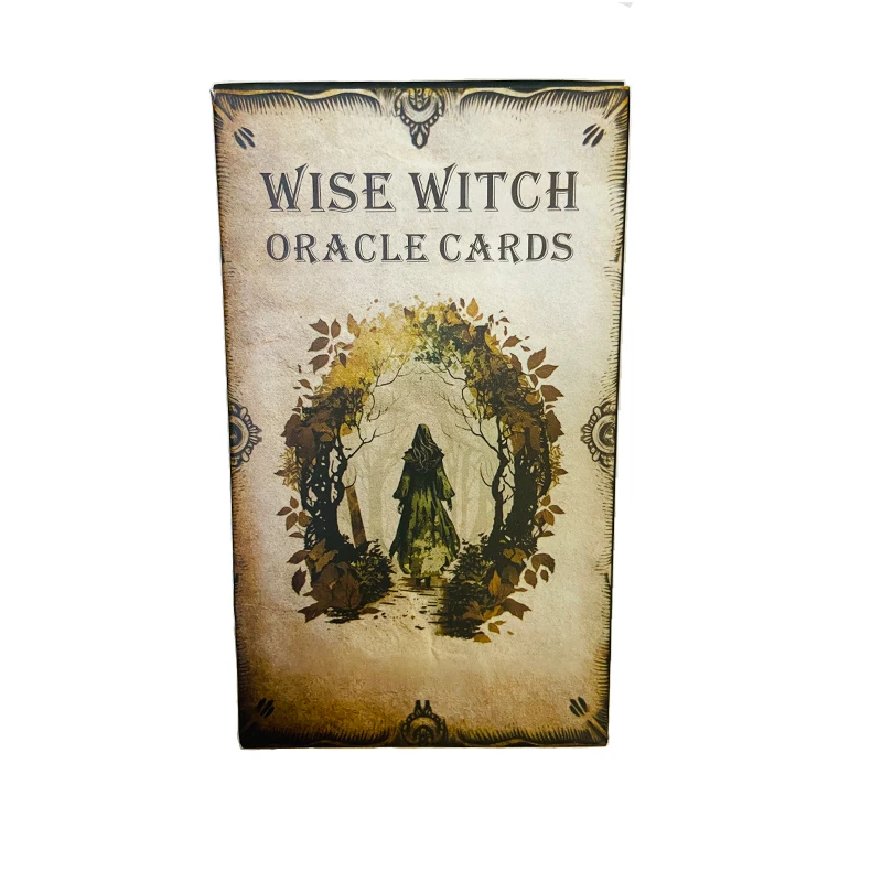 12*7cm Wise Witch Oracle Deck A 20 carte English t Learning Fortune Telling Game strumenti di divinazione giochi da tavolo per feste fate