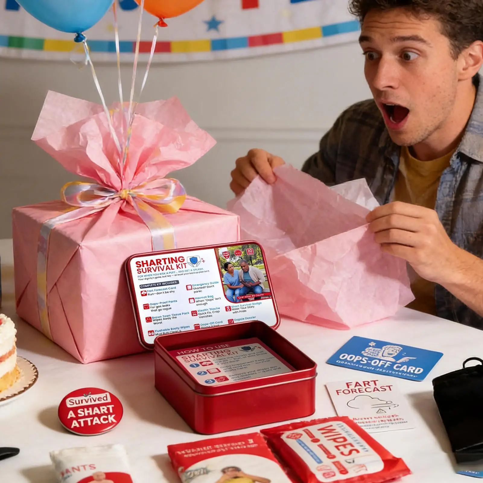 Kit de sobrevivência multifuncional leve – Aventura ao ar livre e equipamento de emergência para escalada, caminhada, camping, viagens, homens, mulheres