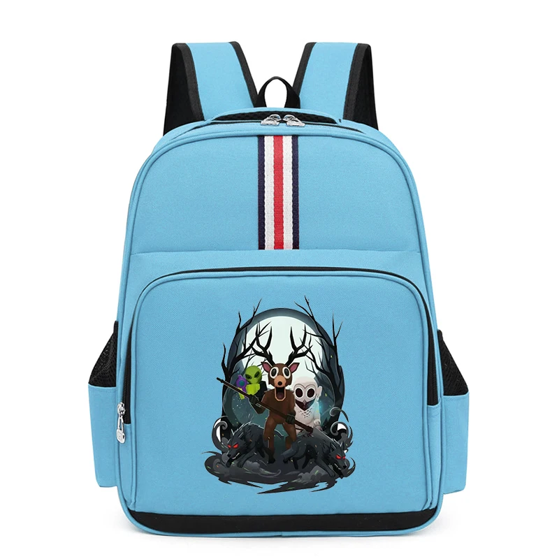 New 99 Nights in The Forest Printed Primary School Bags Children's Backpack Boys Girll Cartoon Backpack Casual Preschool Bookbag