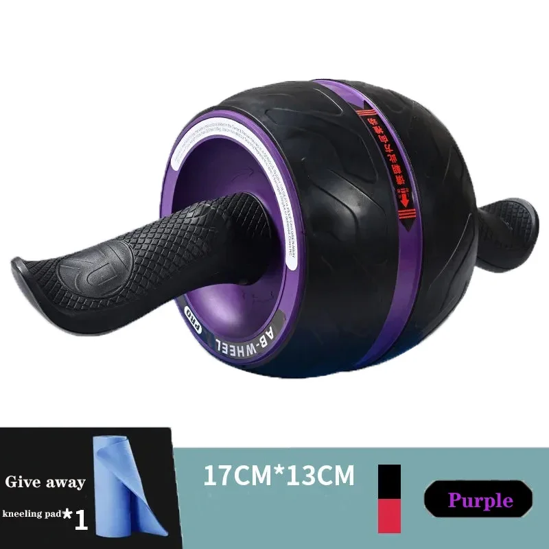 

Silent Abdominal Muscle Trainer Ab Roller Abdominal Wheel Home Training Gym Fitness Equipment Roller Automatically Rebounds Yoga