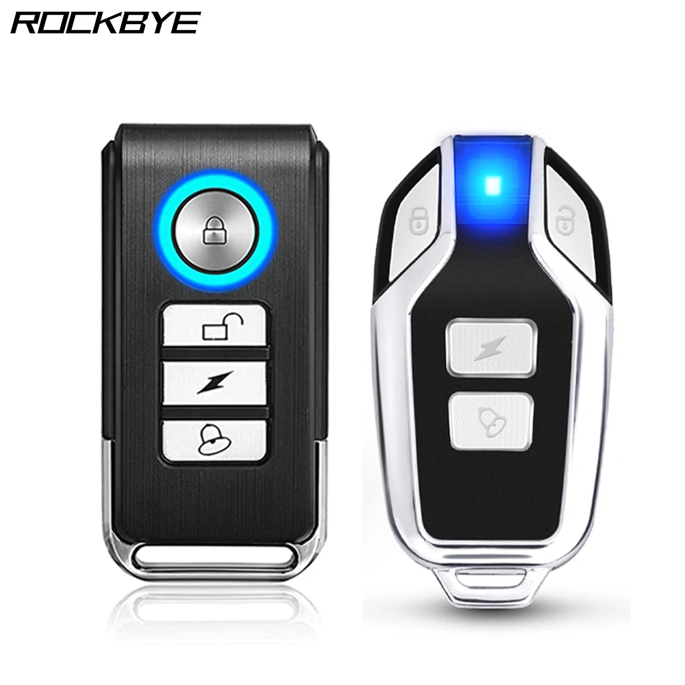 Rockbye Remote Control For Wireless Anti-Theft Motorcycle Bike Vehicle Alarm