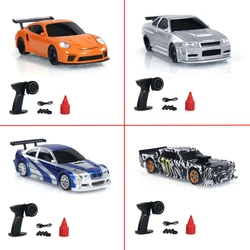 2.4G RC Drift Auto 1/43 4WD Afstandsbediening Auto Hoge Snelheid Vierwielaandrijving Radiogestuurde Mini Racewagen model Jongen Speelgoed Gift