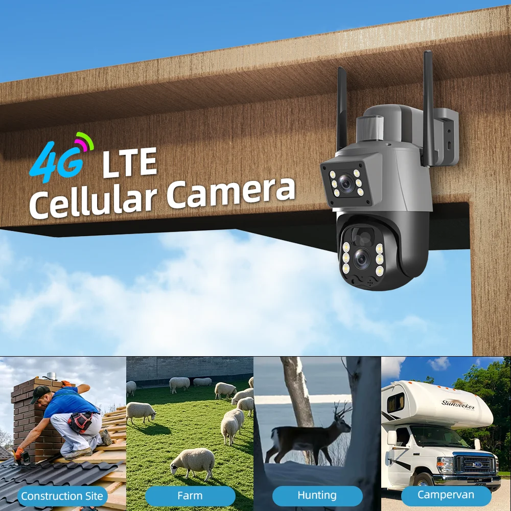 6MP Tuya 4G Solar Dual-Lens Ca - Smart Home Wiser recensie en prijs