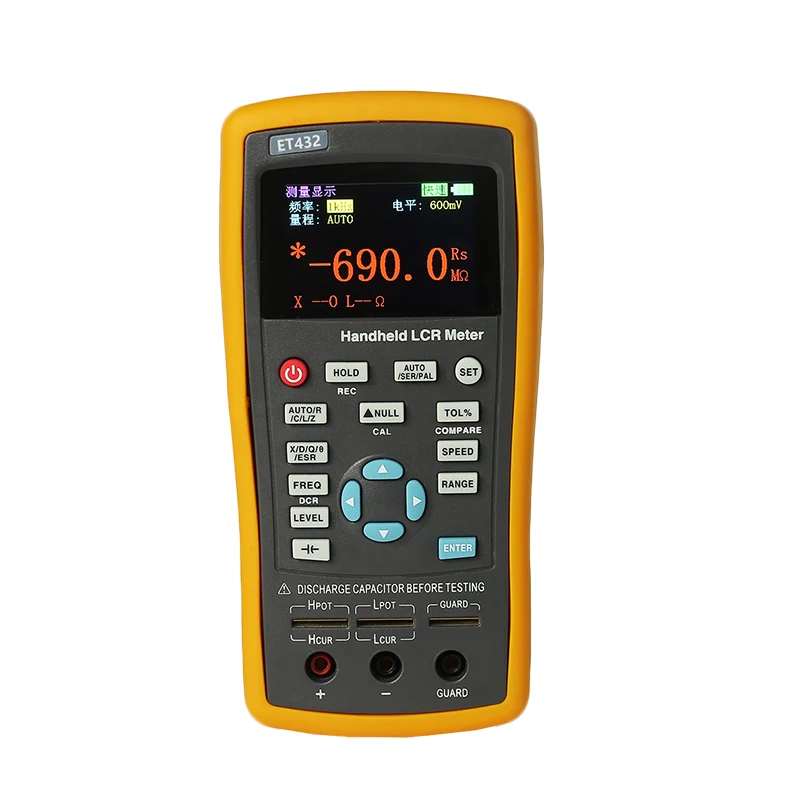 East Tester ET430 ET431 ET432 ET433 Handheld Digital LCR Meter Inductance Capacitance Tester