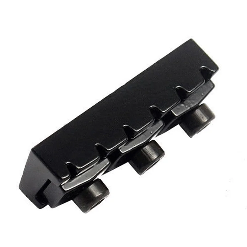 1pc 43mm Guitar Locking Lock Nut Guitar Parts With Wrench Black Top Mount Design Stringed Instruments Part Accessories