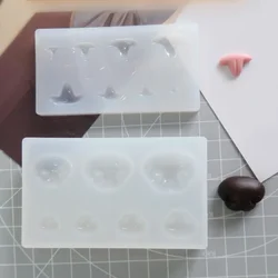 Cat/dog Simulated Nose Silicone Mold Resin Clay Diy Triangle Nose Wool Felt Poke Legarfield Cat Nose Accessories Mold