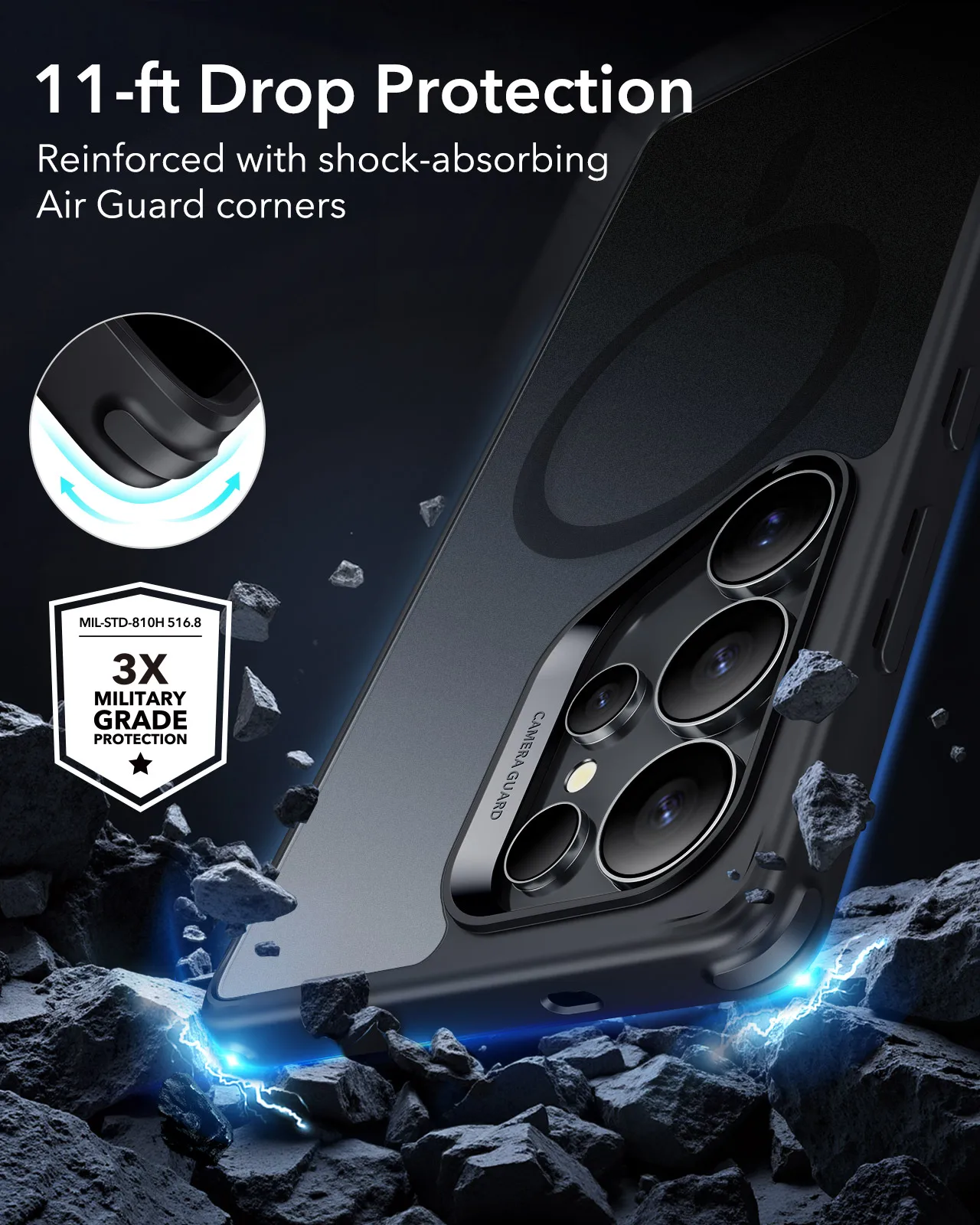 ESR for Galaxy S25 Ultra Phone Case with MagSafe Back Cover for Samsung Galaxy S25 Plus Back Phone Cover