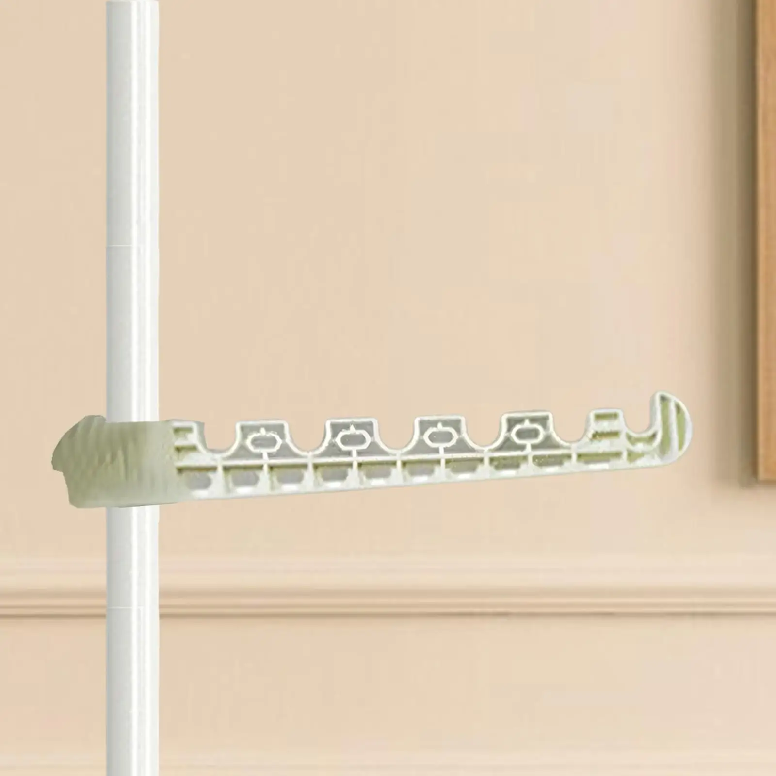 Floor to Ceiling Laundry Pole Clothes Drying Rack Wing Hanger for Heavy Load Indoor