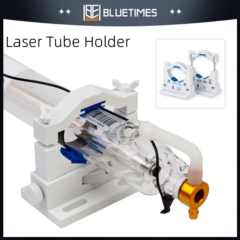 BLUETIMES Co2 Laser Tube Holder Support Dia 50-80mm Flexible Plastic Mount 40W-180W Laser Tube Engraving Cutting Machine
