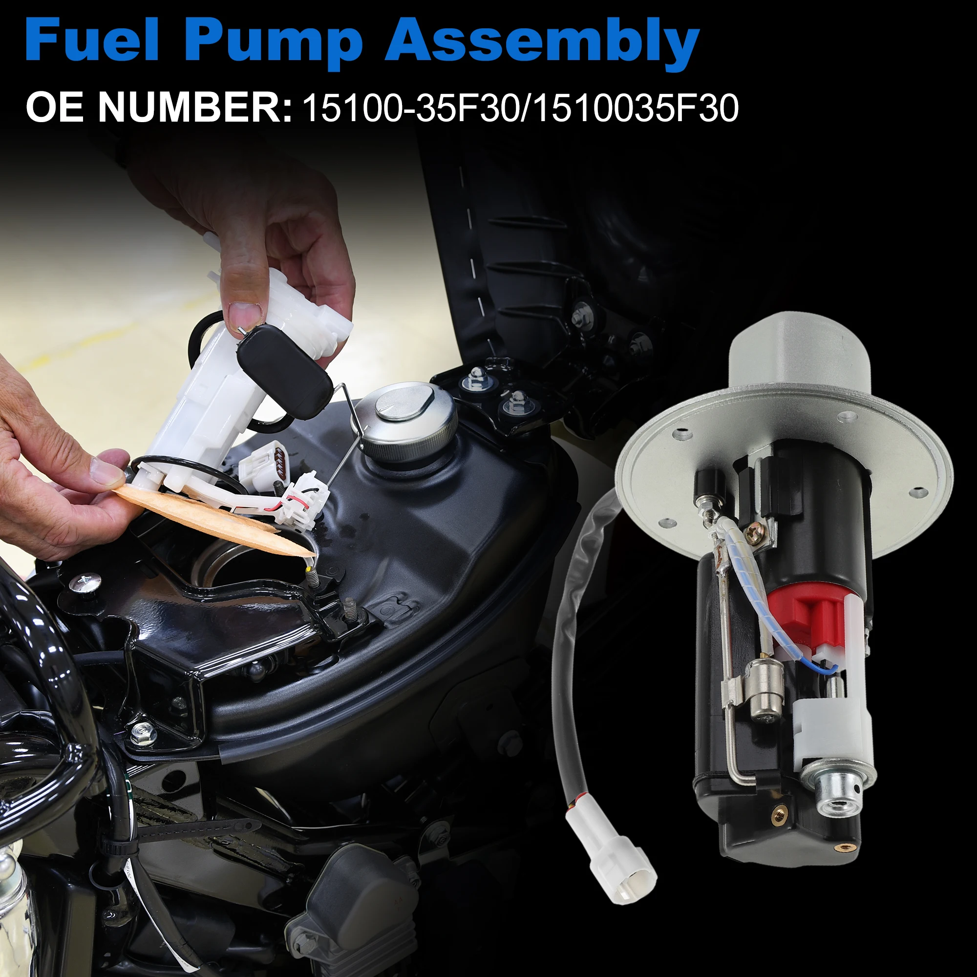 

X Autohaux No 1510035F30 Топливный насос в сборе для Suzuki SV650 SV650A SV650SA K3 K4 2003-2007