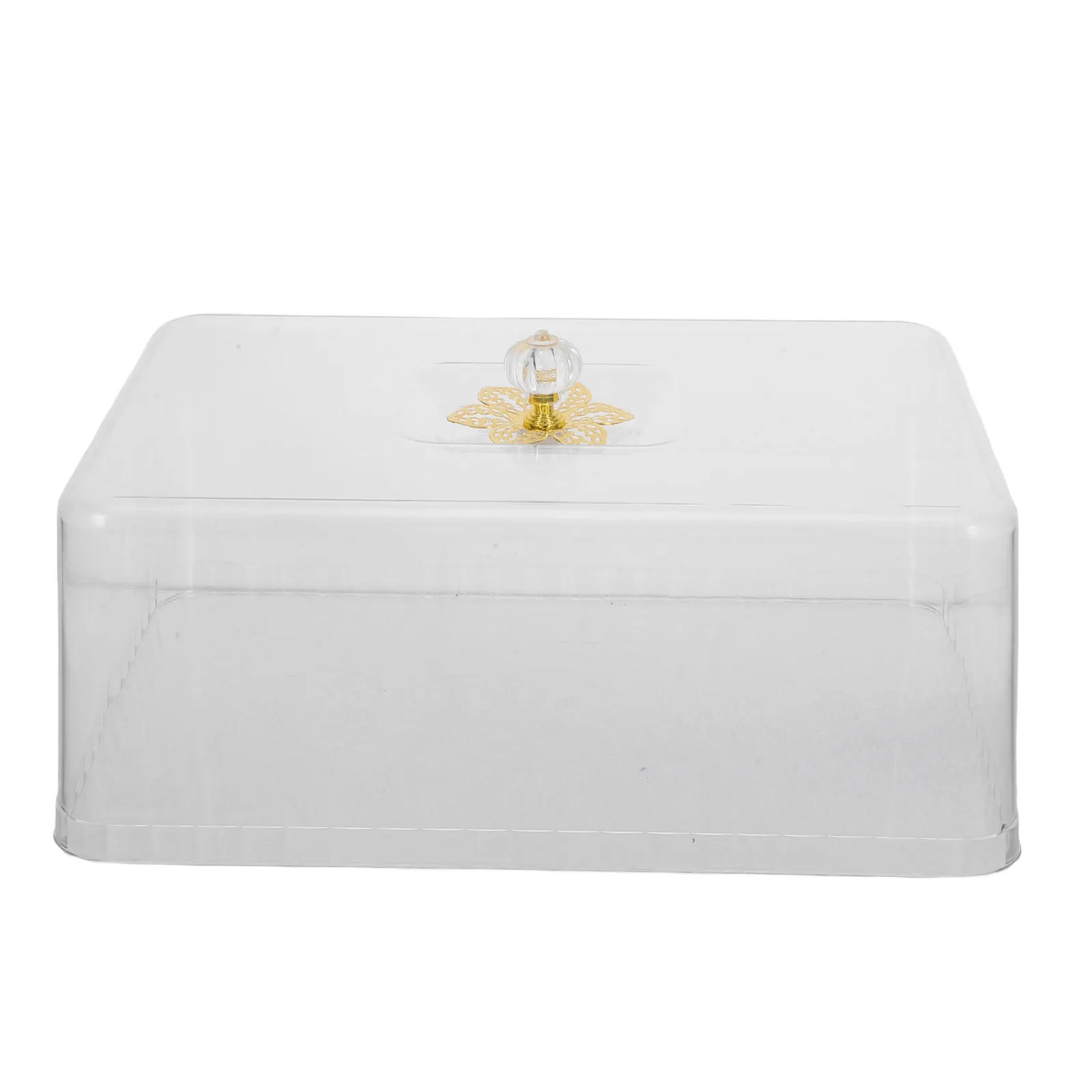 Clear Cake Dome Cover – Plastic Pastry Display Cloche Lid for Cake Stand, Serving Platter, Party & Kitchen