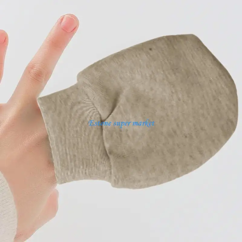 090B قفازات قطنية للرضع مضادة للخدش، مجموعة قبعة مستشفى لحديثي الولادة للأولاد والبنات