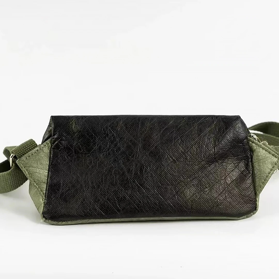 Mini Torba na Ramię Męska Wodoodporna Torba Sling Trójkątna Torba na Pas Męska Torba na Ramię Torba Kurierska Torby Crossbody Torba Boczna Męska Tyvek