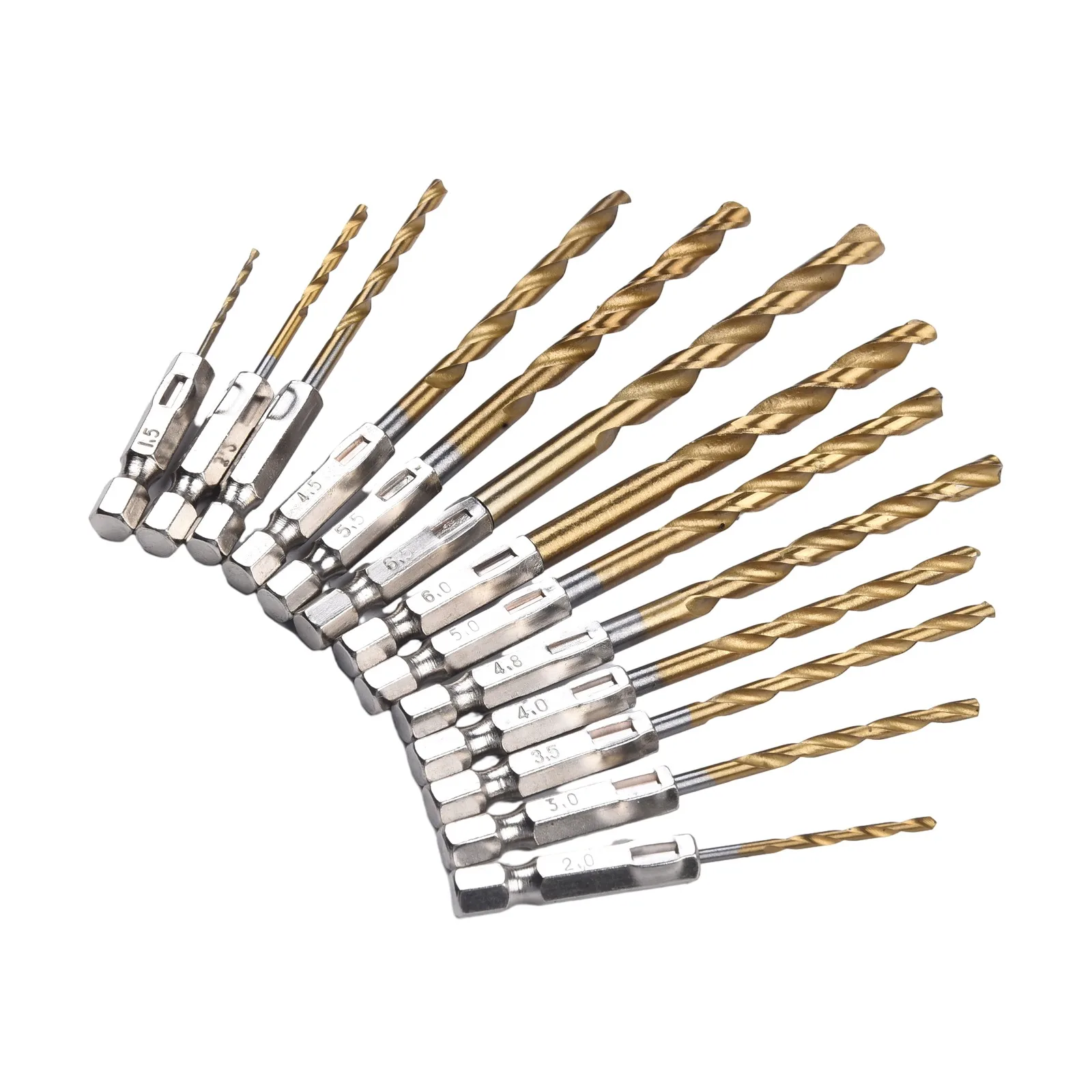 

13pcs Hex-Shank-Twist Drill Bit Set Wood Metal Hole Cutter Cobalt Drill Bits 1.5 2 2.5 3 3.2 3.5 4 4.5 4.8 5 5.5 6 6.5mm HSS