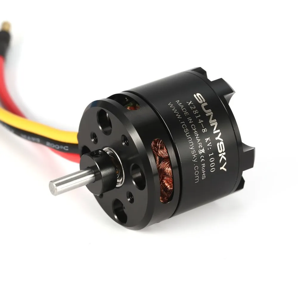 1PC Original SUNNYSKY X2814 900KV 1000KV 1100KV 1250KV External Rotor Brushless Motor for RC 3D fixed-wing Aircraft Airplanes