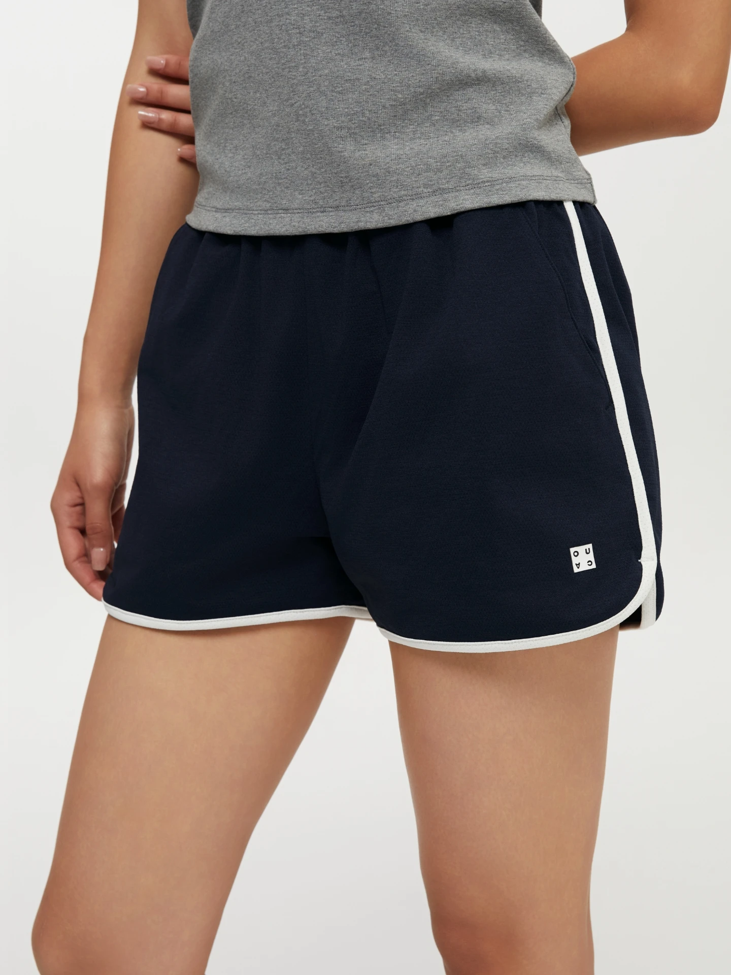 กางเกงโยคะผู้หญิง Oneup Color Blo Me ระบายอากาศได้ดี สีขาว สำหรับฤดูร้อน ทรงหลวม ใส่สบาย ทรงตรง สไตล์ลำลอง