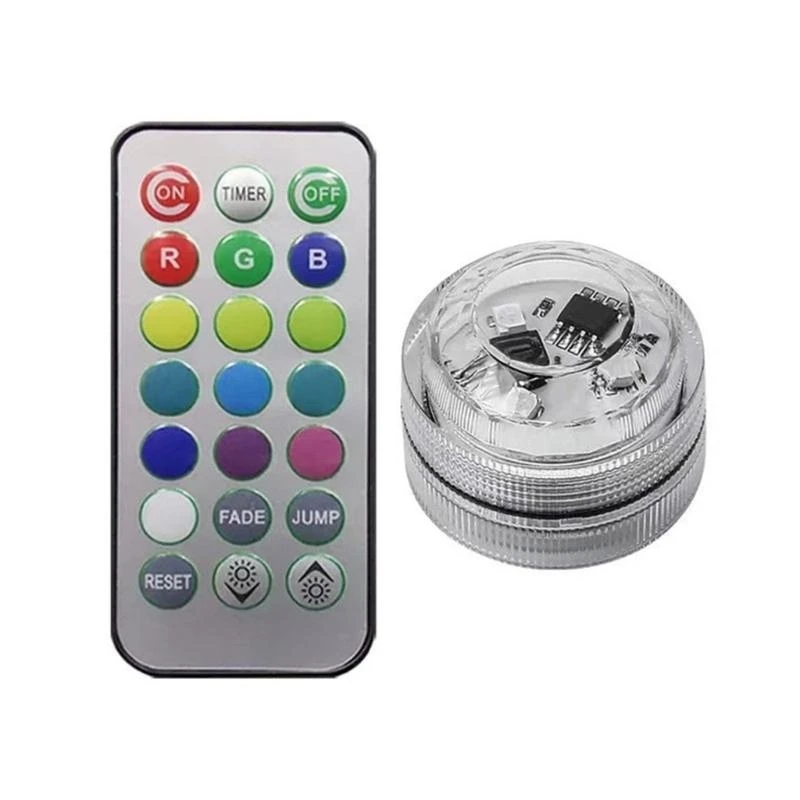 6XDF Car Interior Light Brightness Adjustable Lights Remote Control Automotive Roof Light Adhesive Light