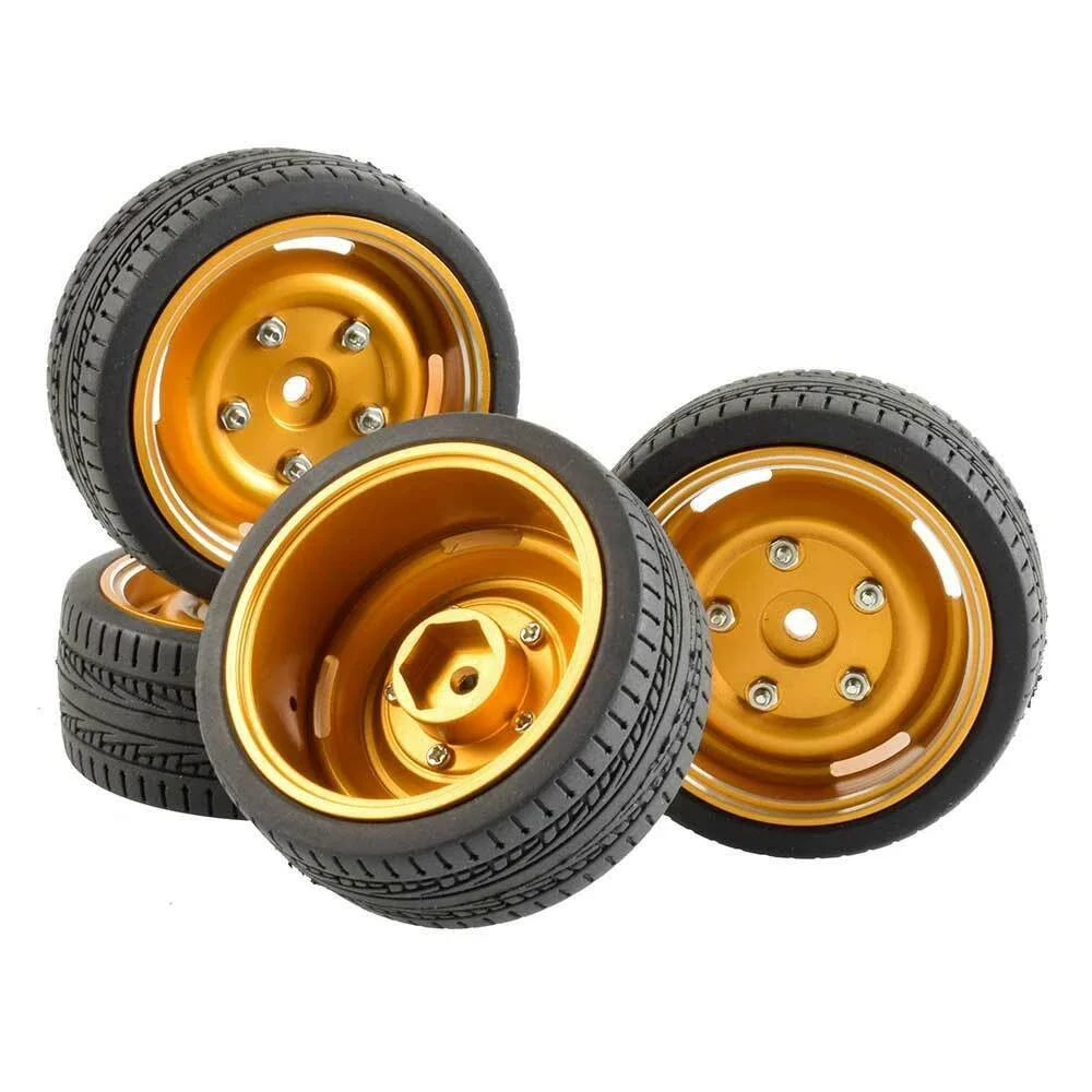 RC 121-6093 Speed Tires & Wheel insert sponge 4PCS For HSP 1/10 1:10 Touring Car