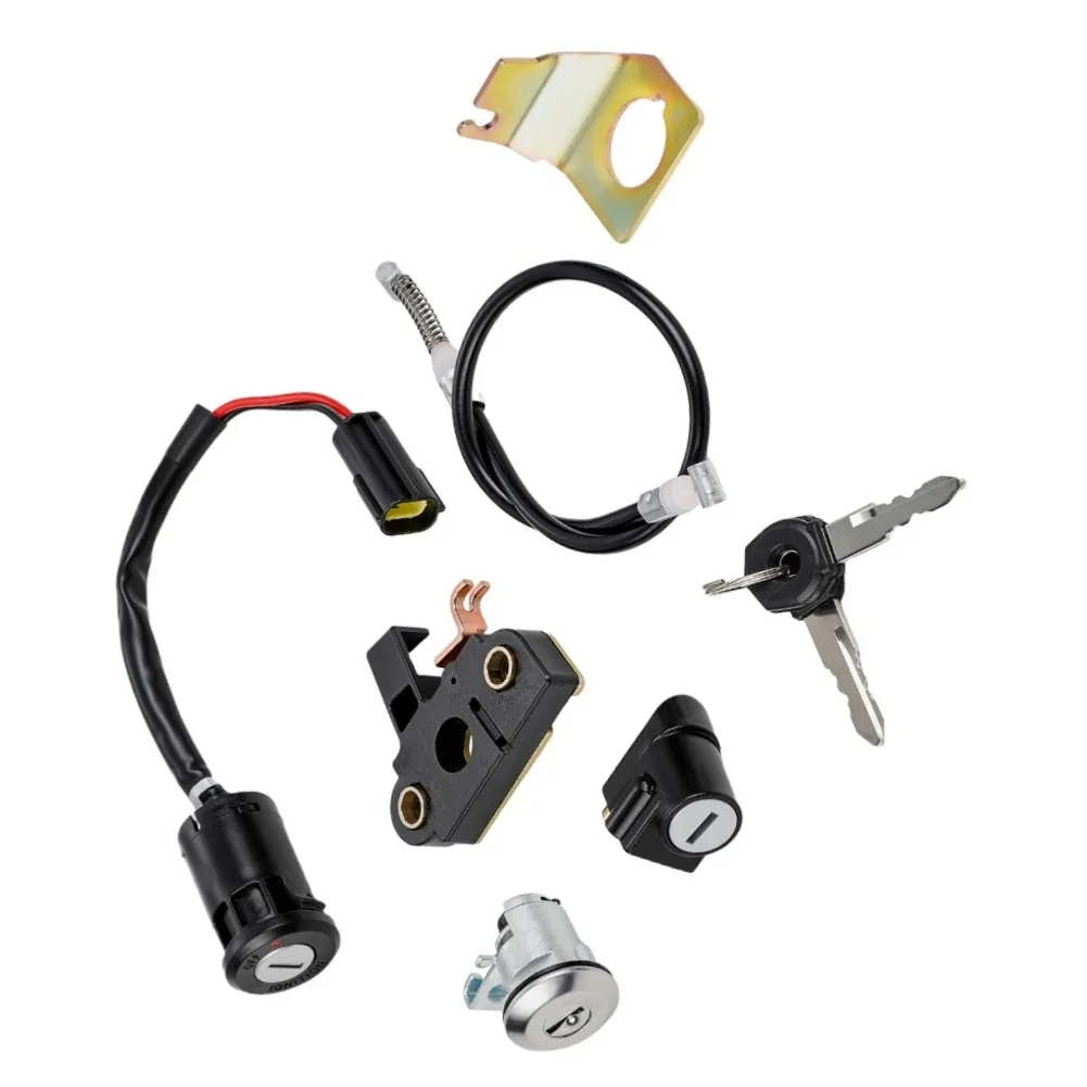 Electric Dirt Bike Key Ignition Switch Lock Set With Steering And Seat Lock For Surron For Ultra Bee Electric Bicycle Components