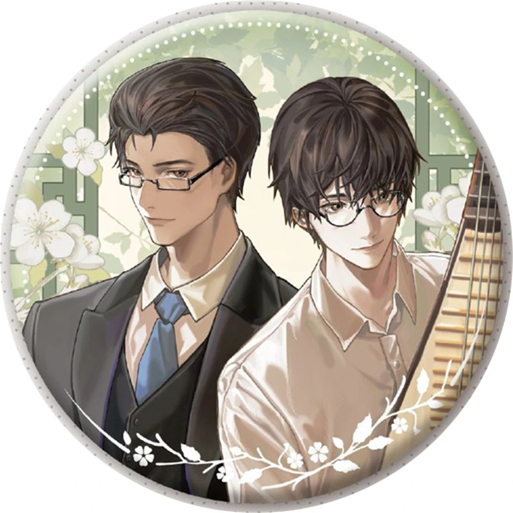 

58 мм аниме «Вращающийся звук Пипа» от прихожей Шэн Шиян, костюм для косплея, значок, булавка, жесть SPTE, брошь ﻿ Опора Gilf