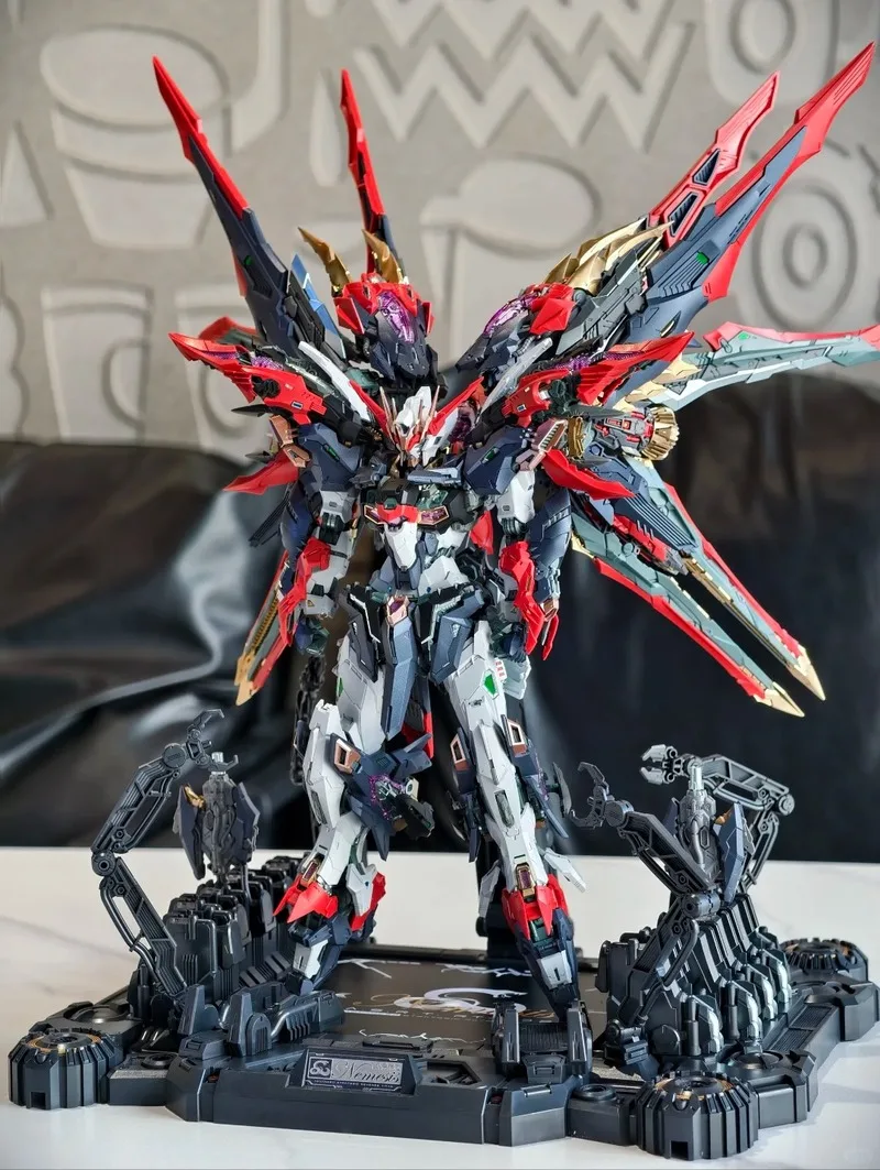 متوفر في المخزون أبعاد لا نهائية Rt-002 Nemesis 1/100 نموذج تجميع Mecha نموذج ألعاب من الكلوريد متعدد الفينيل في العصر + تيتان الانتقام الاستراتيجي المتقدم #4