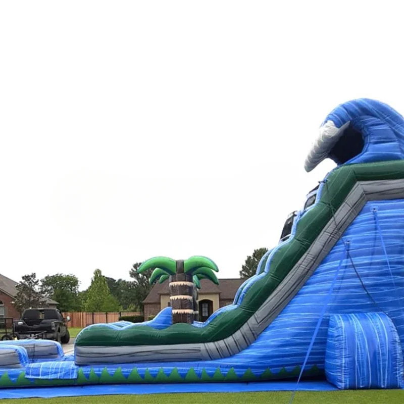 Children's Inflatable Bounce Jump Castle Wet Bounce House Waterslide Swimming Pool Children's Inflatable Waterslide