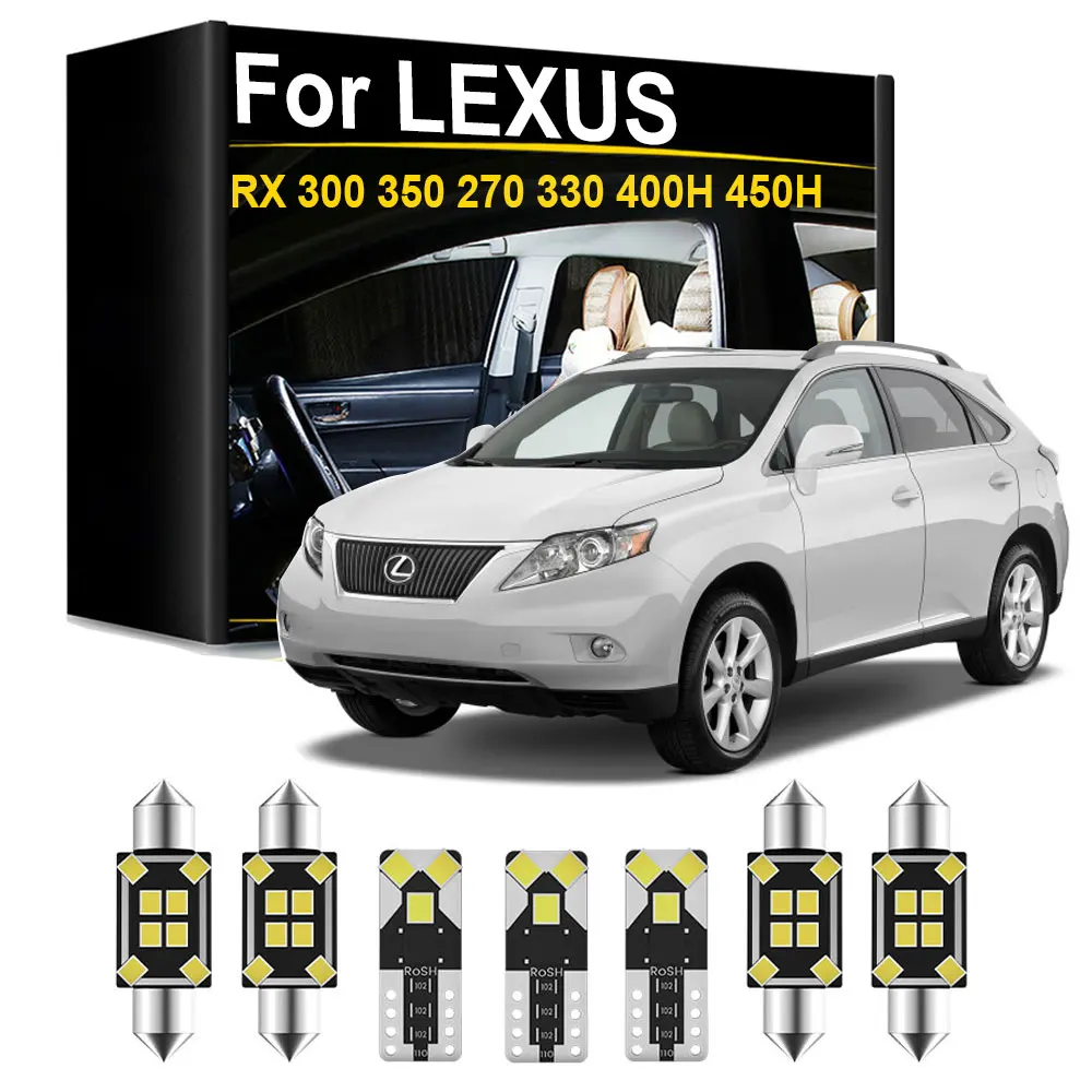 

Interior LED Light Kit For LEXUS RX 1998 1999 2000 2001 2002 2003 2004 2005 2006 2007 2008 2009 2010 2011 2012 2013 2014 2015