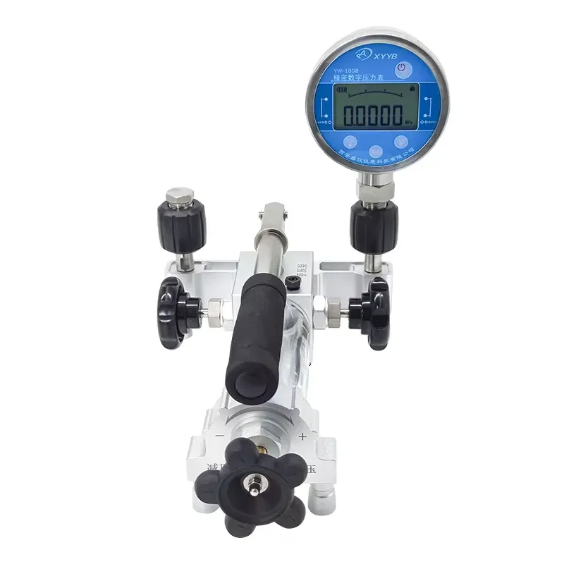 Pressure Gauge Calibrator 700 Bar Portable Hydraulic Pressure Source Pump