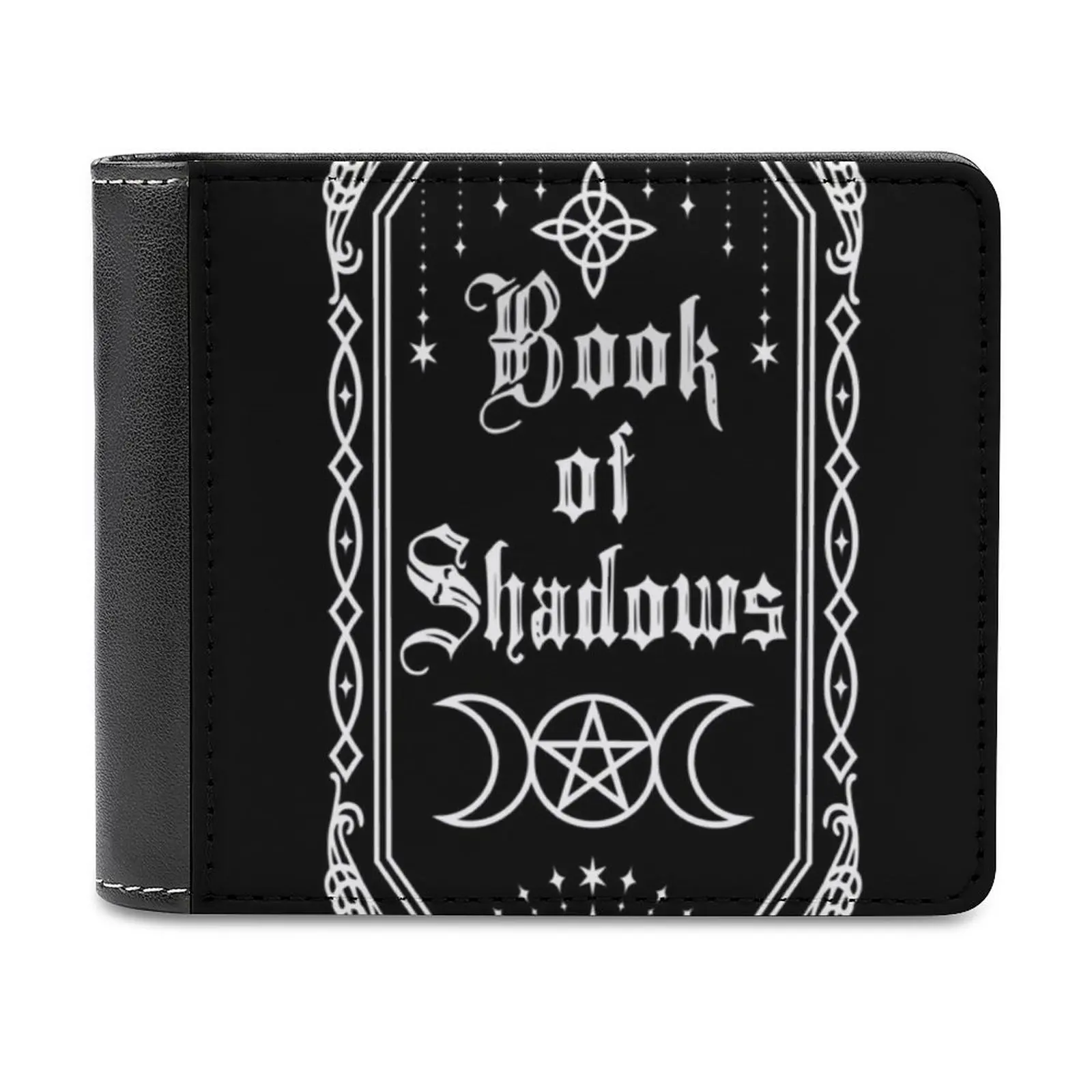 Book Of Shadows Fashion Credit Card Wallet Leather Wallets Personalized Wallets For Men And Women Witch Spell Book Book Of