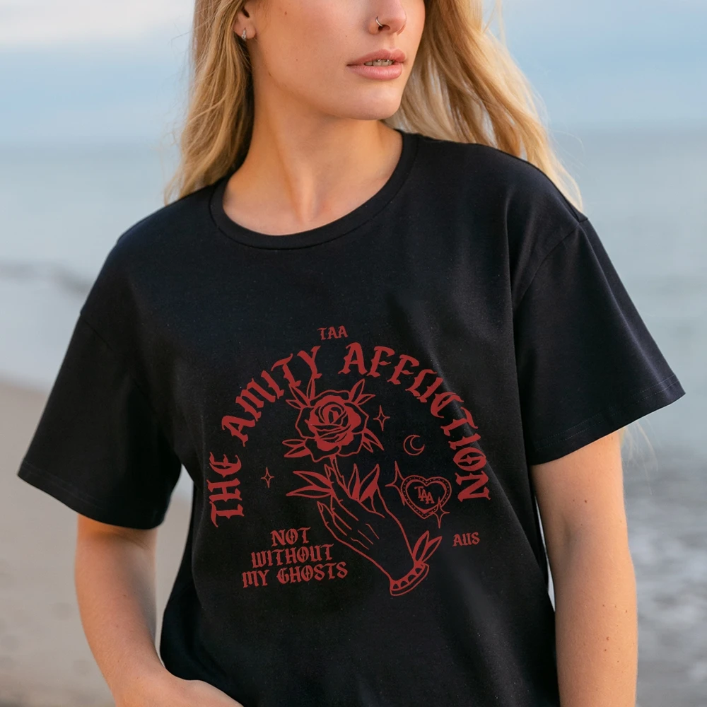 The Amity Affliction Shirt Not Without My Ghost Women Trendy Shirt Casual T-Shirt For Women