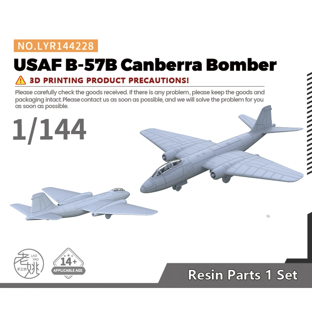 

SSMODEL 228 1/144 USAF B-57B Canberra Bomber WWII WAR GAMES