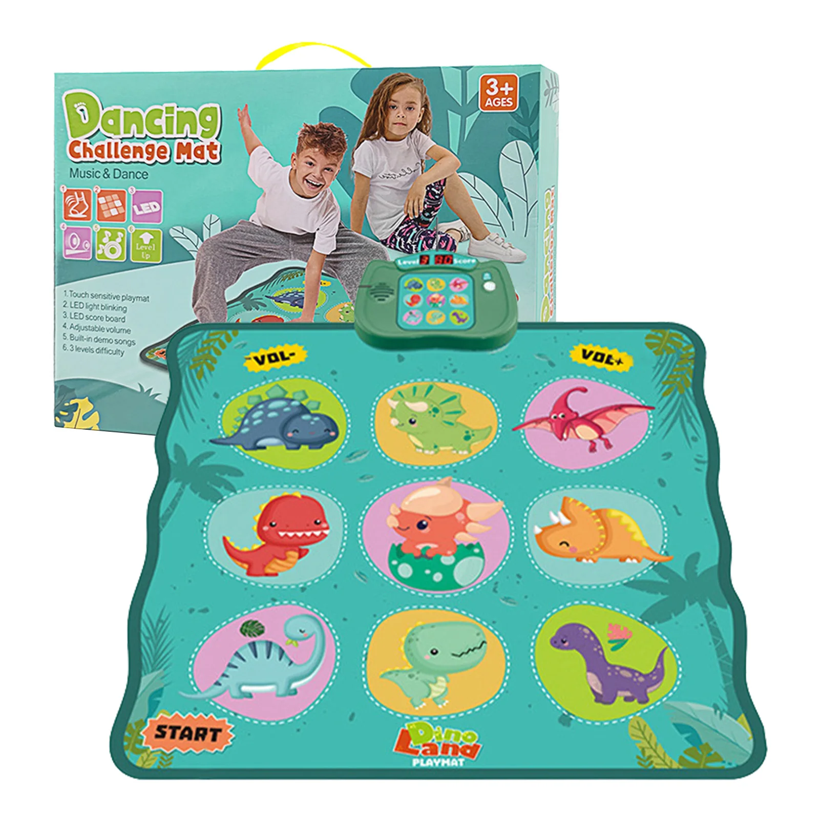 Dance Pads for Family Sports Game Kids Music Dancing Mat Toys Baby Playmats Educational Carpet Toys Music Step Play Mat for Kid