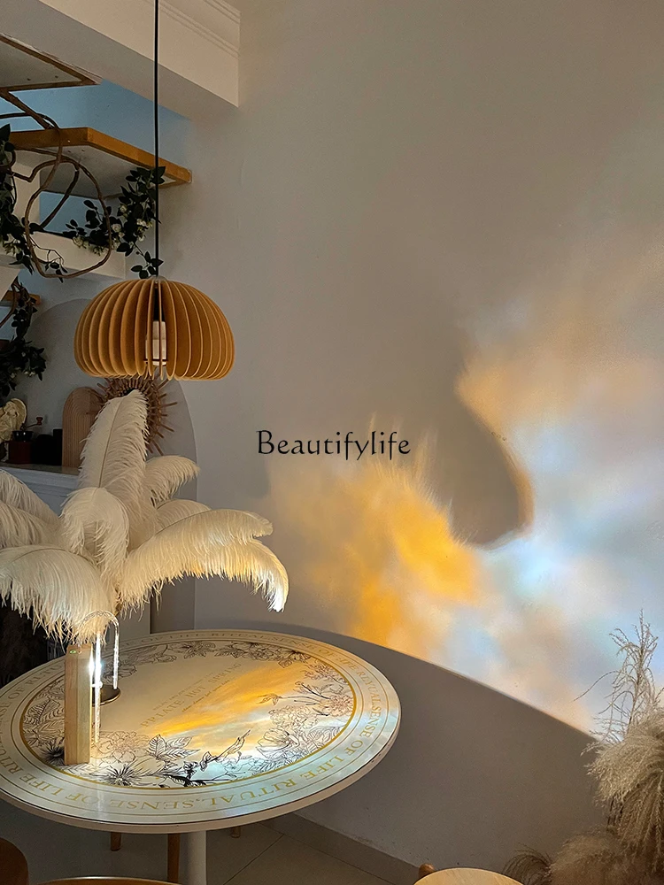 Rotating Light Shadow Ambience Light Water Ripple Sunset Light Romantic Projection Lamp