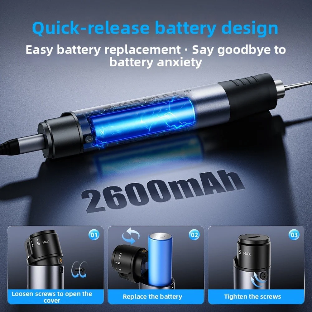 Wireless Soldering Iron 03 Portable 2600mAh Battery 3s Heat Time 212F 842F Adjustable Temp IPS Screen for Electronics