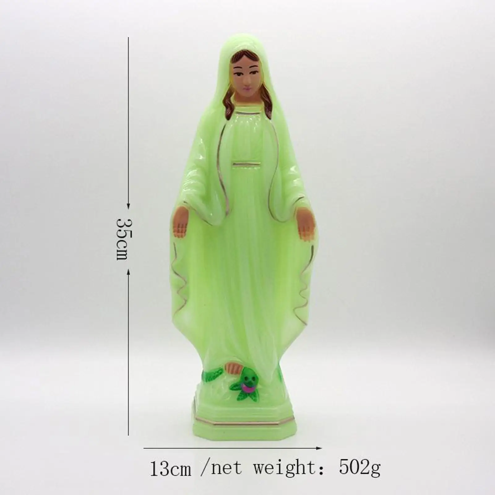 Catholic Virgin Mary Figurine Retro Renaissance Collection Sculpture for House Decor Table Ornament Christmas Wedding Gift