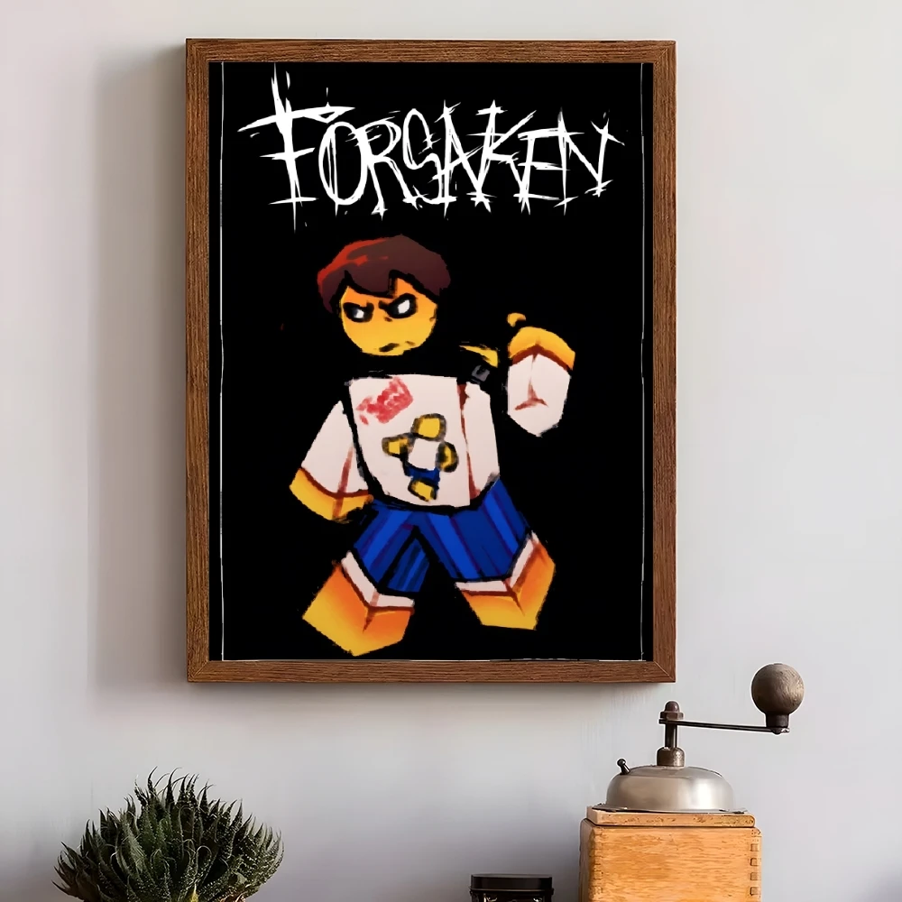 Cool Video Gme F-Forsaken Poster Premium Vouw Waterdichte Esthetische Muurkunst Ontworpen Voor Woonkamer Slaapkamer Woondecoratie