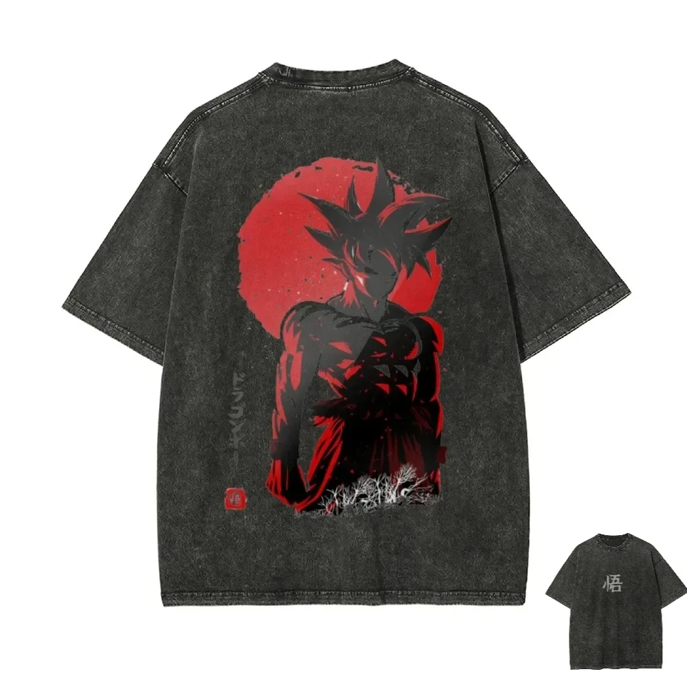 

2026 Dragon Ball Vegeta Printed T-Shirt Short Sleeve Y2k Style Summer Casual Top Trendy Versatile Men's Boys' Parent-Child Wear