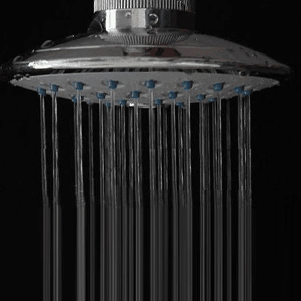 High Quality Modern Practical Adjustable Shower Head Round High Pressure Water Saving ABS Accessories Bath Bathroom