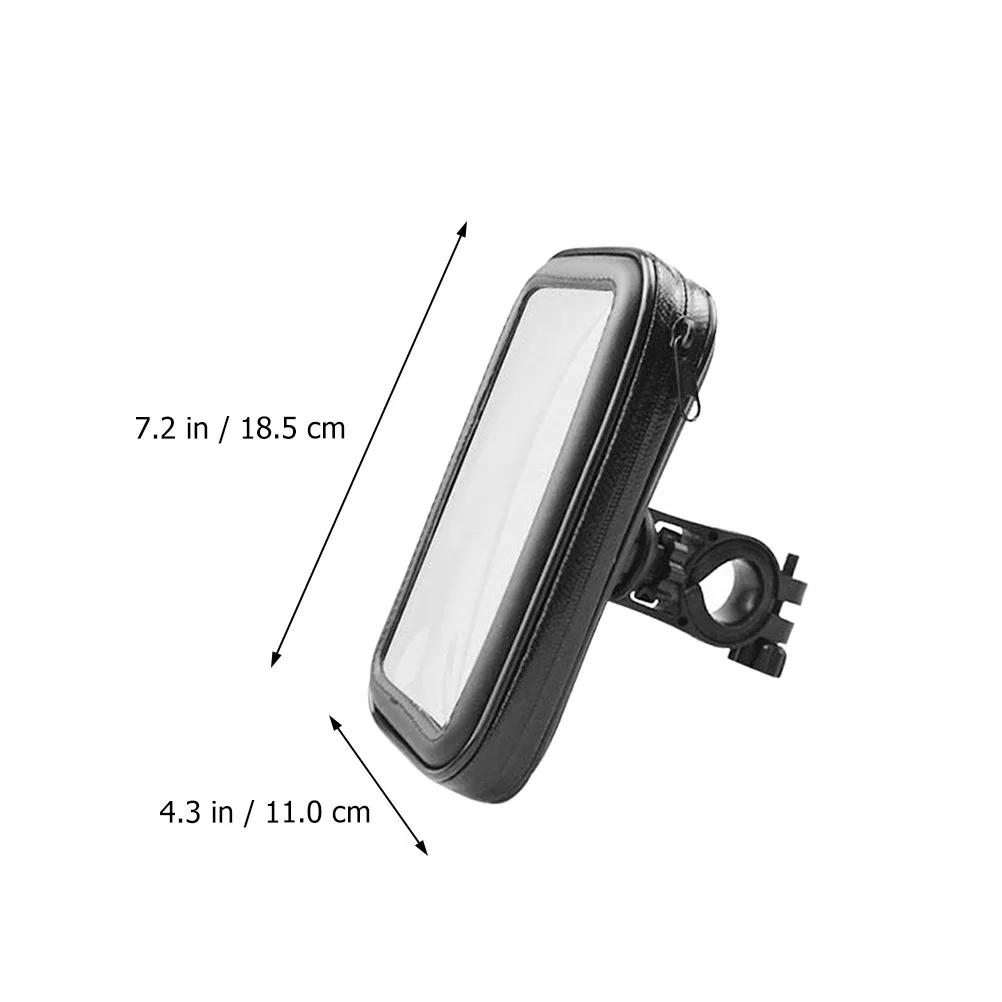 프리미엄 방수 자전거 폰 파우치 조절 가능한 관절 오토바이 핸들바 마운트 안정적 진동 없음 자전거 폰 마운트
