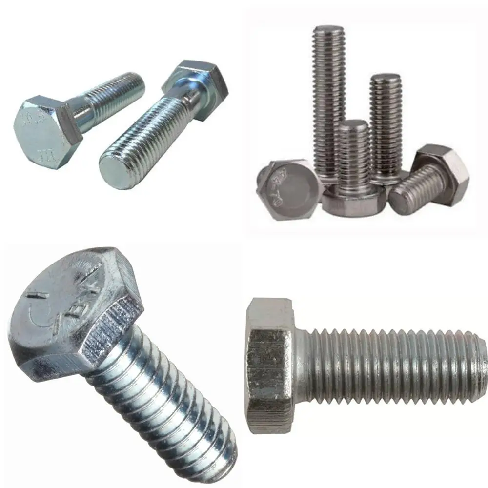 

Оцинкованные винты с шестигранной головкой M8-1,25 x 40 мм, набор из 100 предметов с грубой резьбой и частичной резьбой, 2,25 дюйма