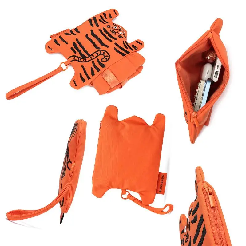 

Original Design Lightweight Foldable Travel Hiking Fitn Double oulder Bag by Ruoyustudio Durable Nylon Animal Pattern