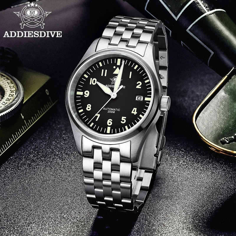 ADDIESDIVE Men's Watch Sport A - đánh giá và giá Stainless Bracelet Diver