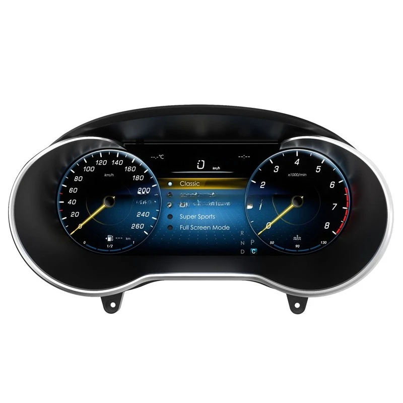 LCD Linux System Digital Dashboard Cluster Car Instrument Panel for  C GLC Class W205 X253 GLC300 NTG5.0