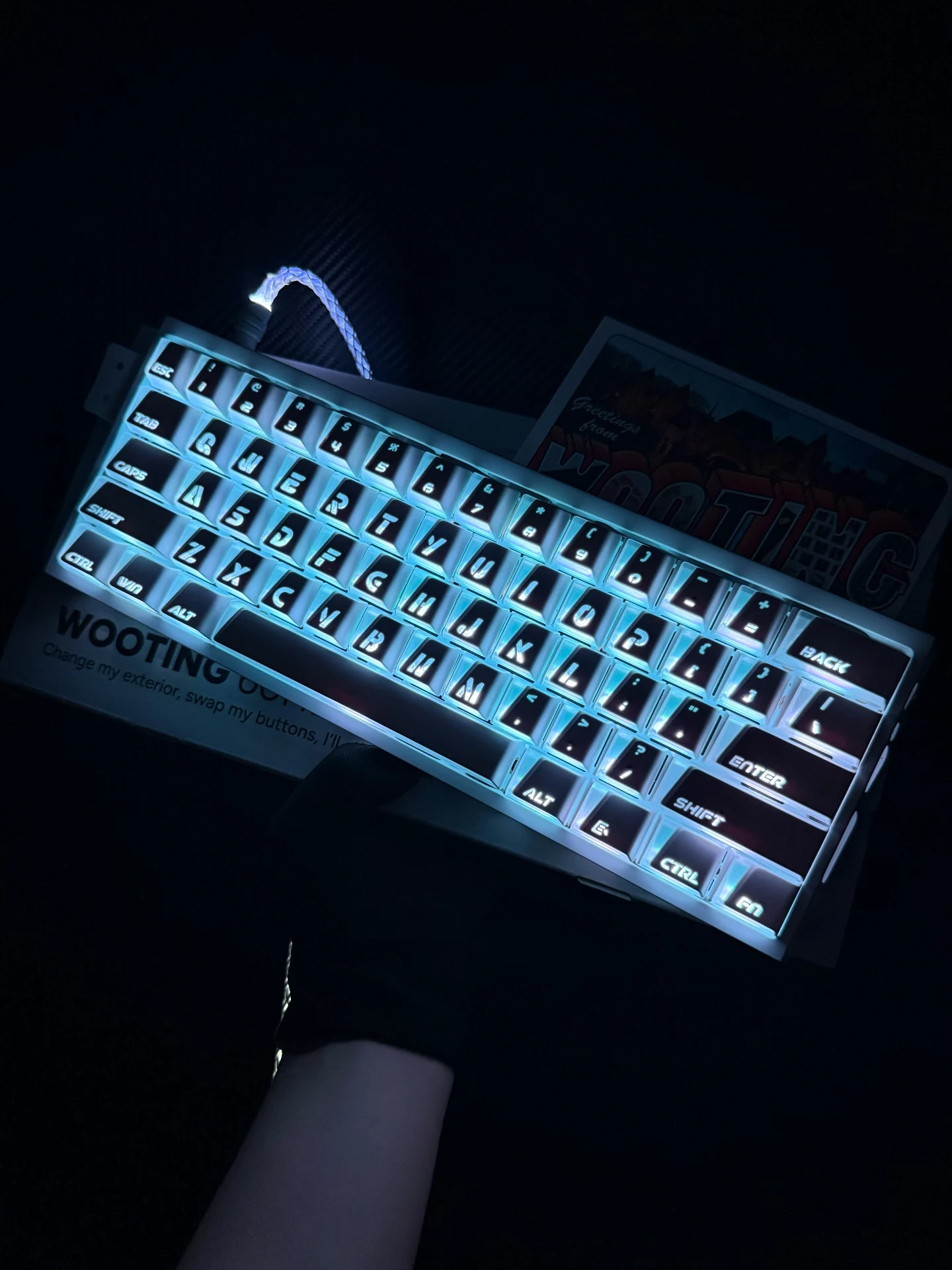 Custom Full Mod Custom HE Keyb - Gaming Keyboard No Number Pad recension och pris