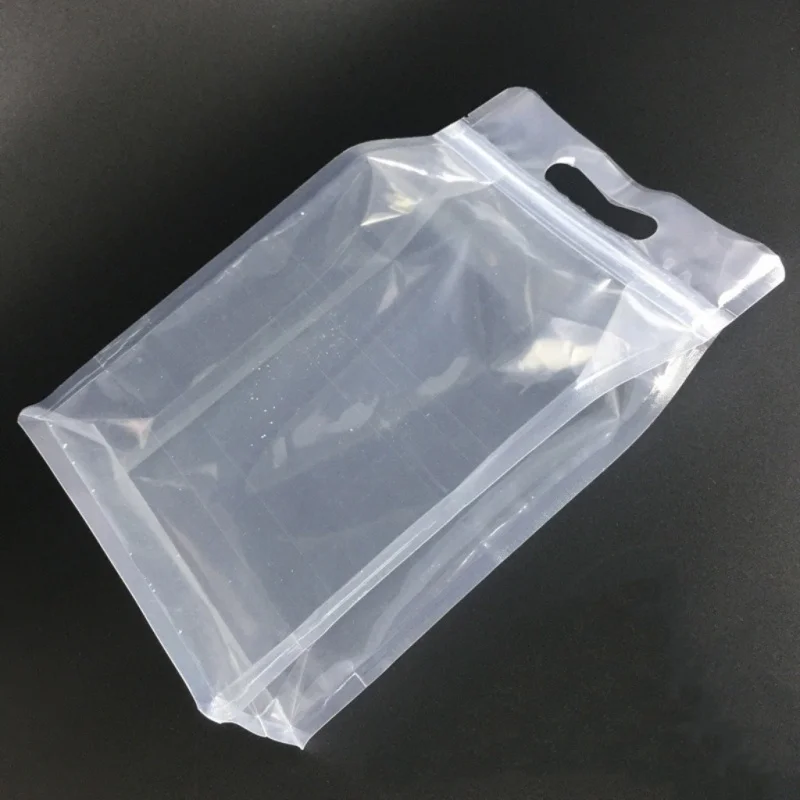 

3D Portable High Clear Stand up Plastic Zilock Bag DIY Matcha Coffee Snack Supermarket Party Wedding Gifts Packaging Pouches