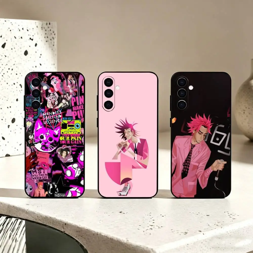 M-Mindless S-Self I-Indulgence Phone Case For Samsung Galaxy A73,A72,A71,A70,A53,A52,A51,Others Soft Black Cover