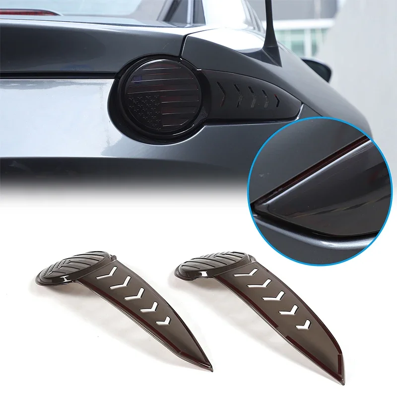 

For Mazda MX-5 2016+ Car Taillight Blackened Decorative Shell Sticker ABS Exterior Modification Accessories