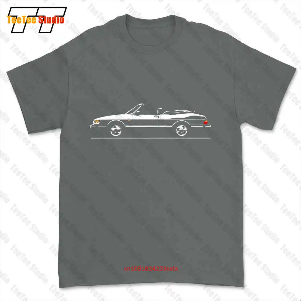 Saab 900 Cabrio Fans Cabriolet Turbo Convertible T-shirt Tee WO9Q