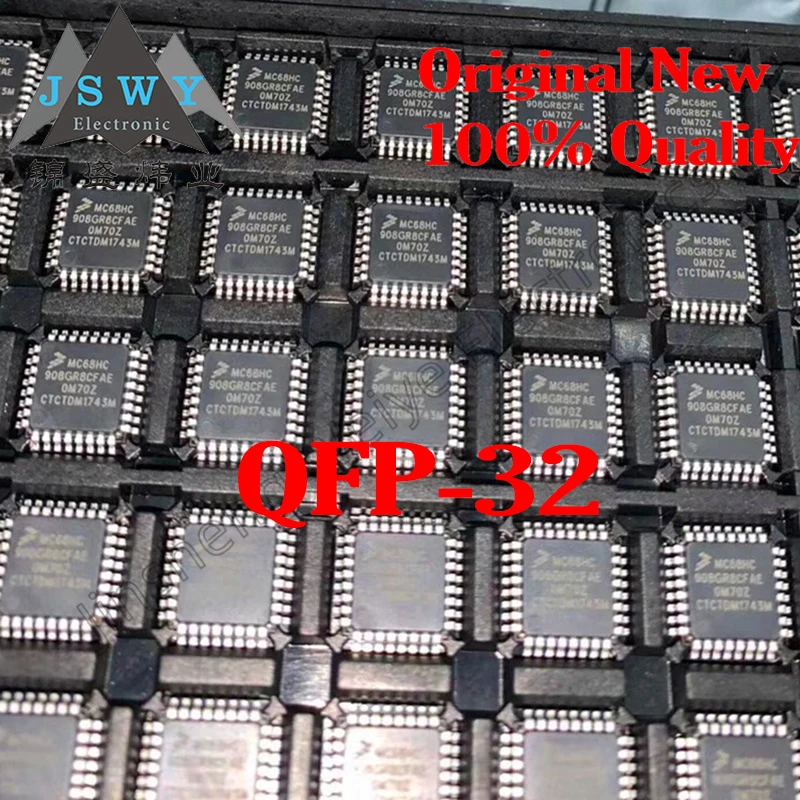 

(1/5 pcs) MC68HC908GR8CFAE MC68HC908 LQFP-32 8-bit microcontroller 100% brand new original stock Fast shipping
