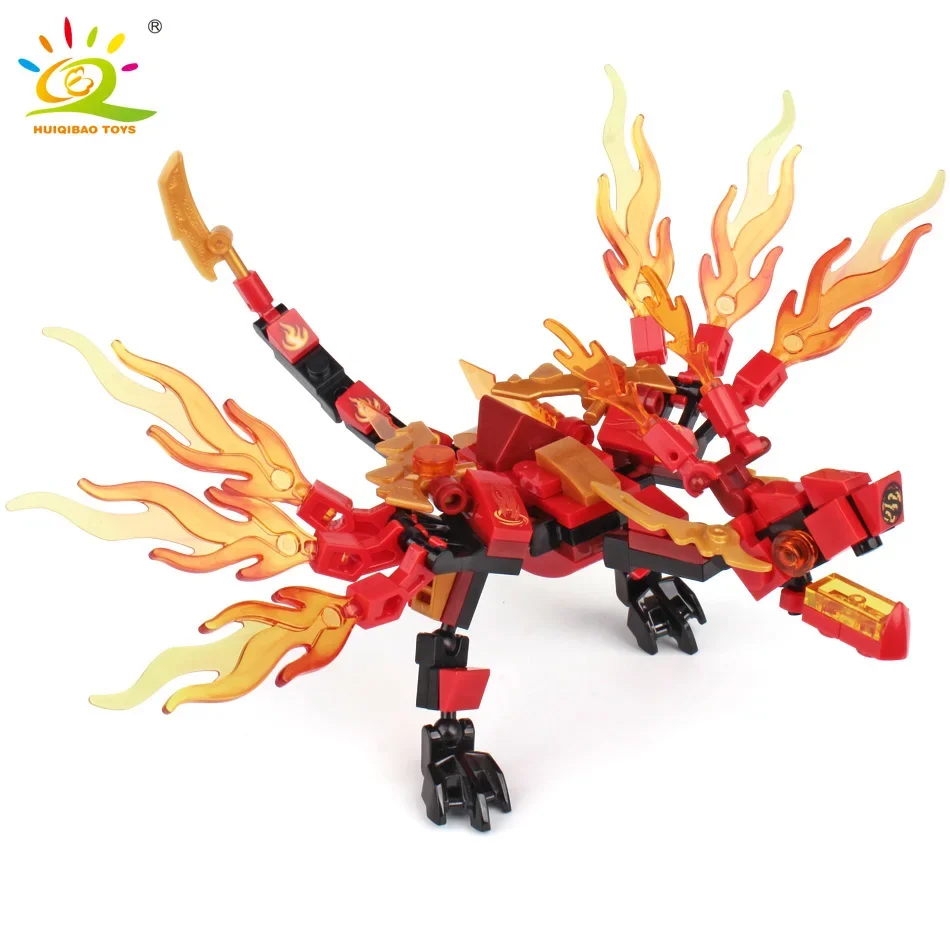 115pcs Ninja Dragon Knight Model Building Blocks Compatible KAI JAY ZANE Figures Bricks toys for children boy friends view 3